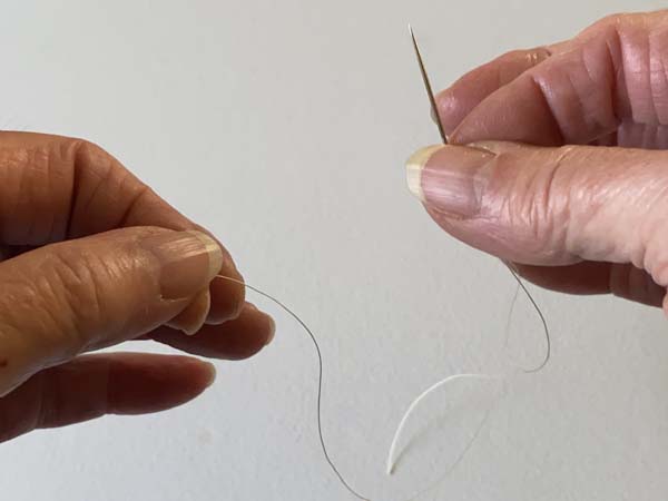 Quilters Knot Slide Wraps to End