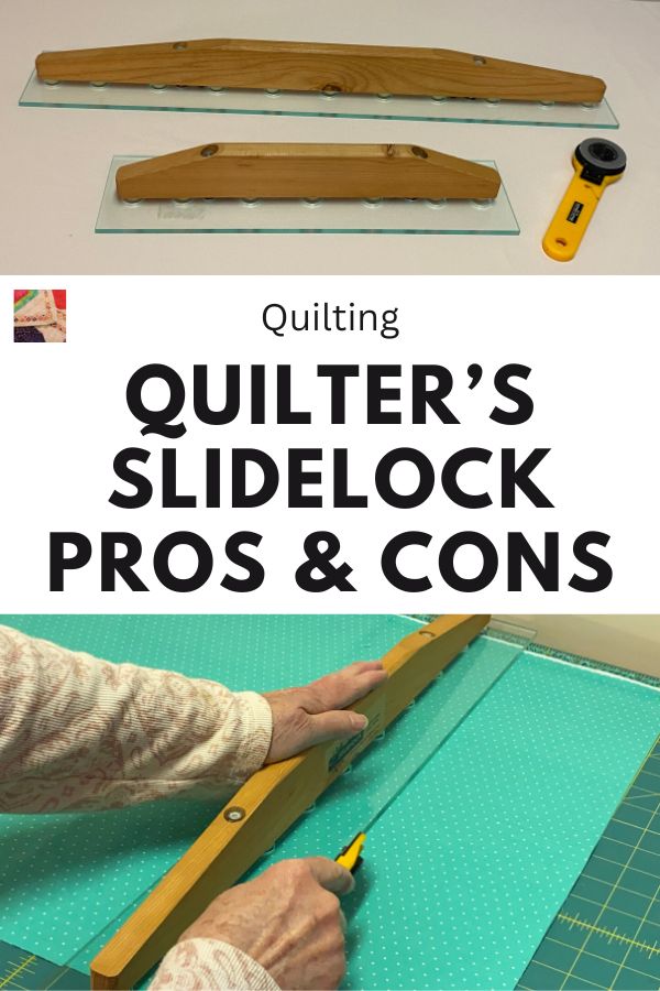Pros and Cons Quilter's Slidelock - pin