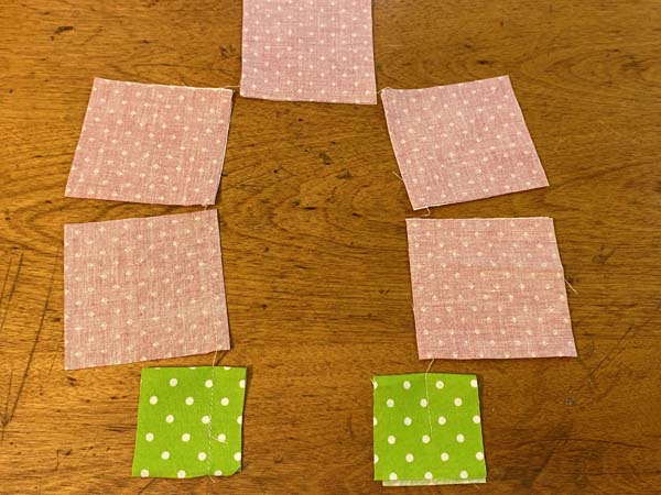 Quilting Leaders and Enders Showing Leaders Enders and Patchwork 2