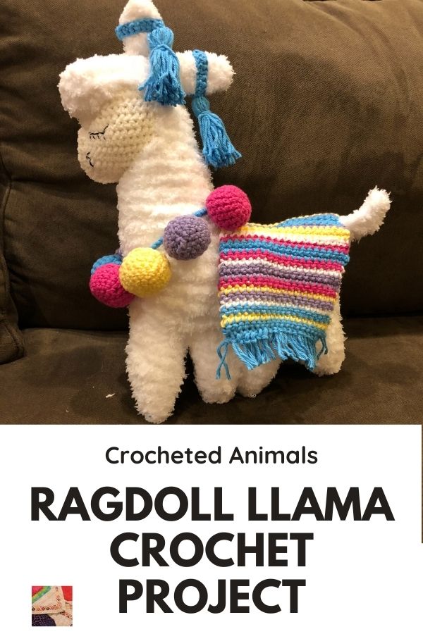 Ragdoll Llama Crochet Project - pin