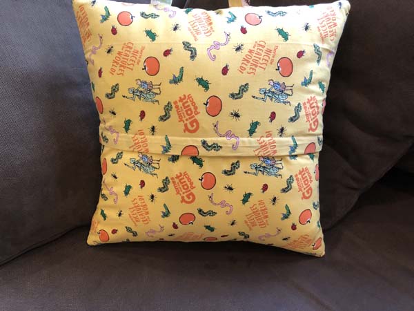 Reading Book Pillow Velcro Closure