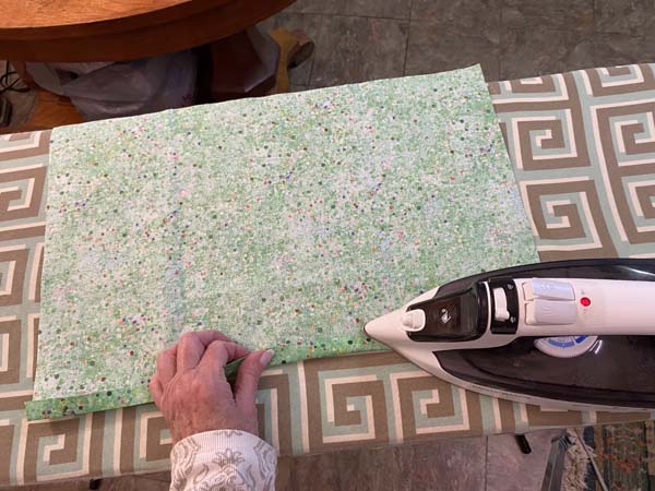 Reading Pillow Tutorial Folded Edge Iron