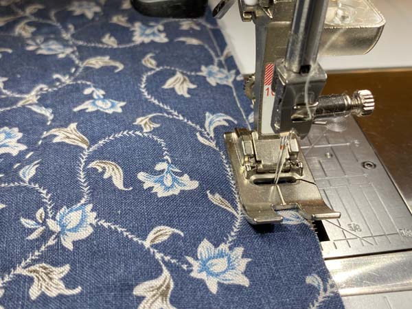 Rebind a Quilt Baste around edge