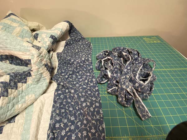 Rebind a Quilt Binding Removed