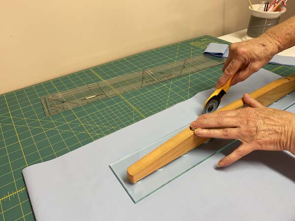 Rebind a Quilt Cut Binding Strips