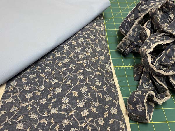 Rebind a Quilt New Binding Fabric