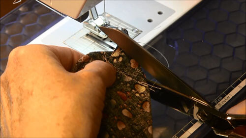 Lined Recycled Jeans Fabric Basket - Trim Corner