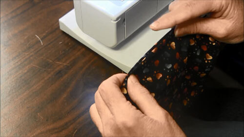 Lined Recycled Jeans Fabric Basket - Sew Opening Closed