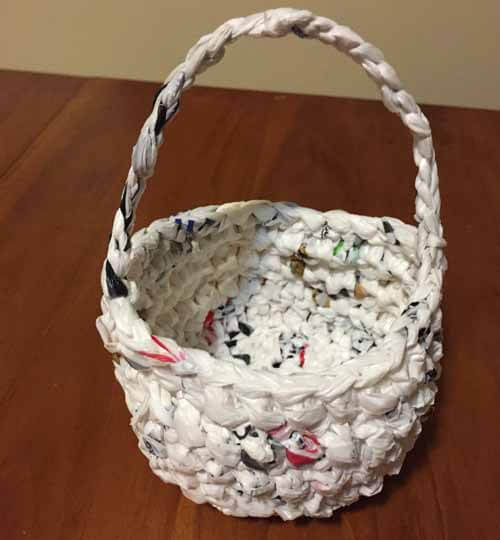 FREE Upcycled Crocheted Easter Basket Pattern Needlepointers