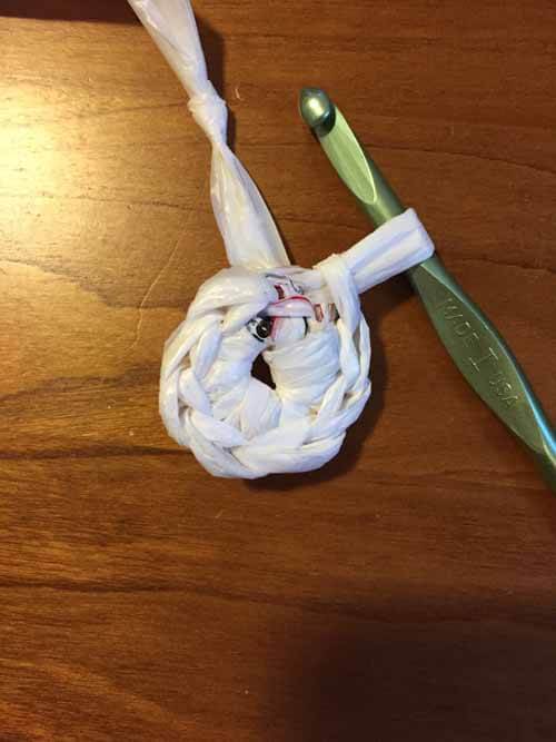 Recycled Plastic Bag Easter Baskets - Round 1