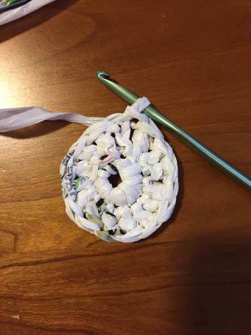 Recycled Plastic Bag Easter Baskets - Round 2 