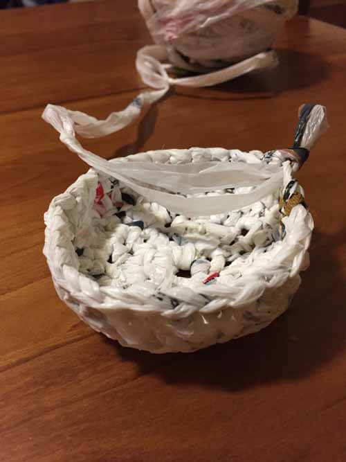 Recycled Plastic Bag Easter Baskets - Round 4