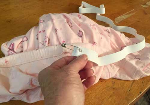 Replace Elastic in Pants - Insert into Casing