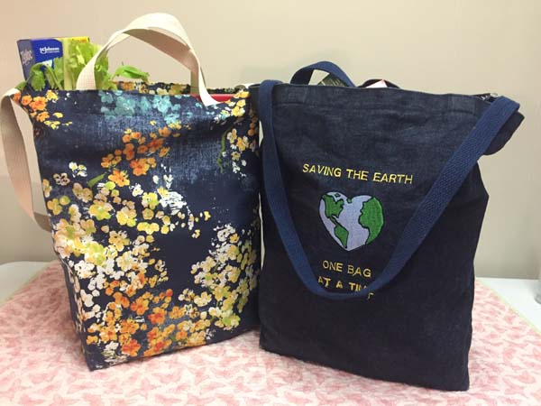 DIY Fabric Foldable Shopping Bag Free Sewing Patterns + Video