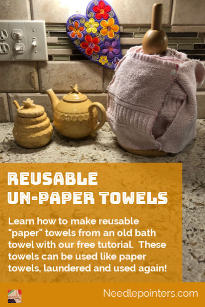 Reusable Un-paper towel Tutorial - pin