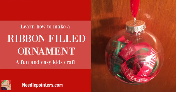 DIY Ribbon Christmas Ornaments (with video tutorial) - The