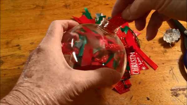 Ribbon Filled Ornament - Stuff Ribbons