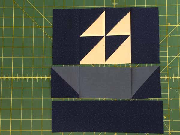 Sailboat Quilt Block - Sections