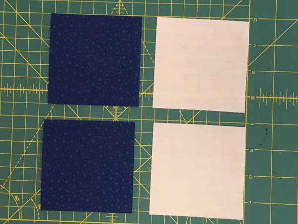 Sailboat Quilt Block - Squares