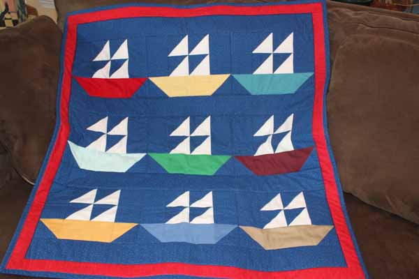 Sailboat Quilt - Sailboat Quilt Pattern