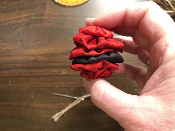 Santa yo yo ornament Stacked yo yos