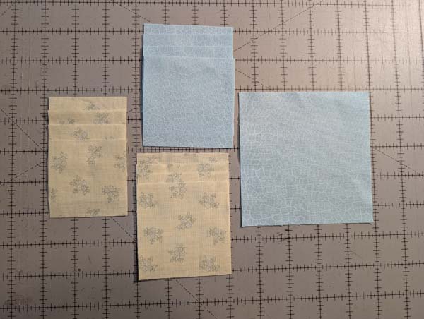 Sawtooth Star 2 Traditional Cut Pieces