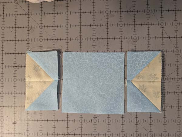 Sawtooth Star 28 Sewing points to center