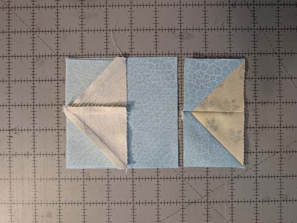 Sawtooth Star 29 place right sides together