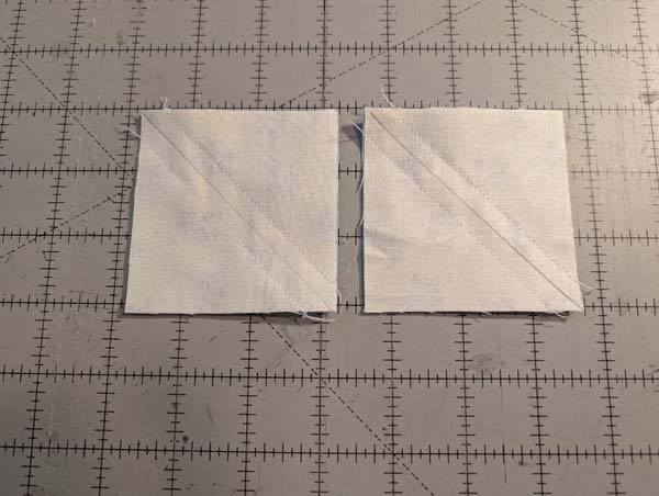 Sawtooth Star 9 Traditional Blocks Sewn