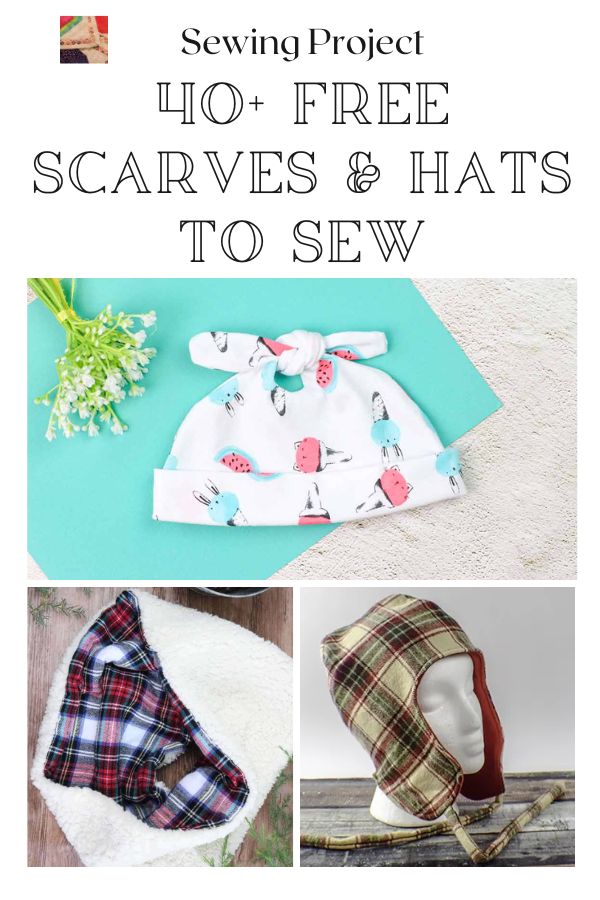 Hat and Scarf Sewing Patterns 