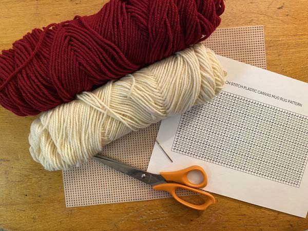 Scotch Stitch Mug Rug 1 Supplies
