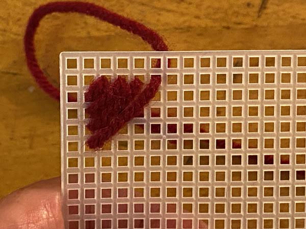 Scotch Stitch Mug Rug Work One More Stitch