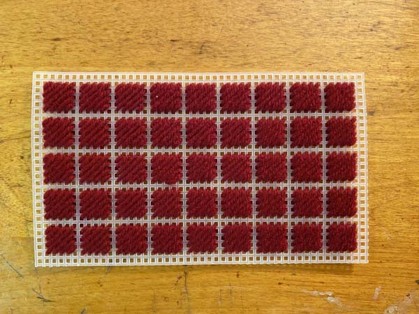 Scotch Stitch Mug Rug Finished Square