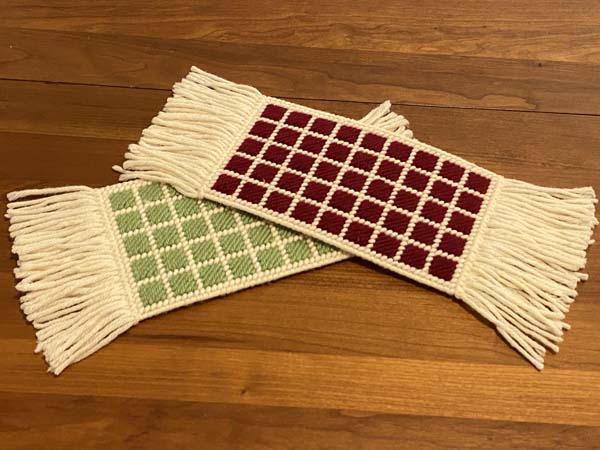 Scotch Stitch Mug Rug Two Finished