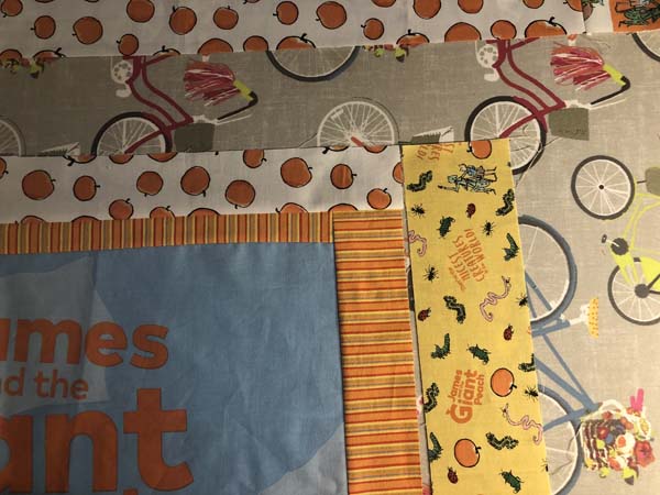 Scrappy Panel Quilt Add Right Side Border