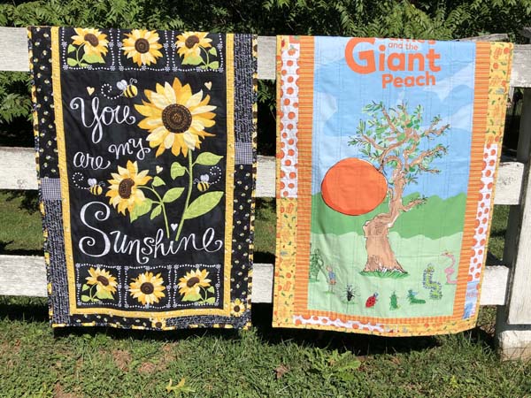 Scrappy Panel Quilt Finished Quilts