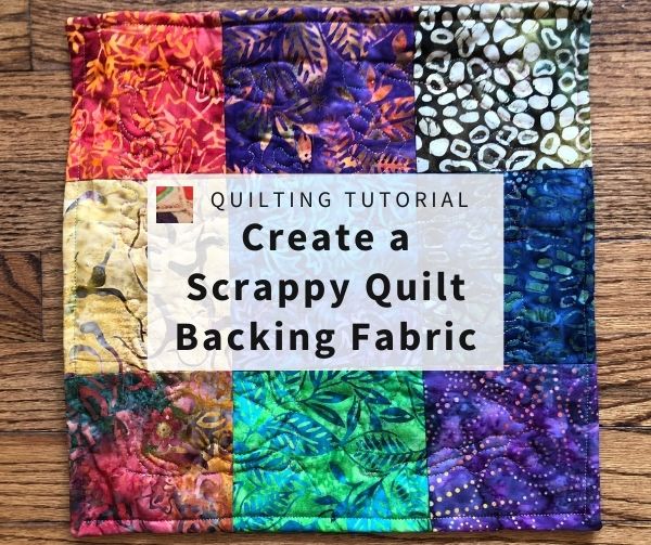 scrappy quilt backs