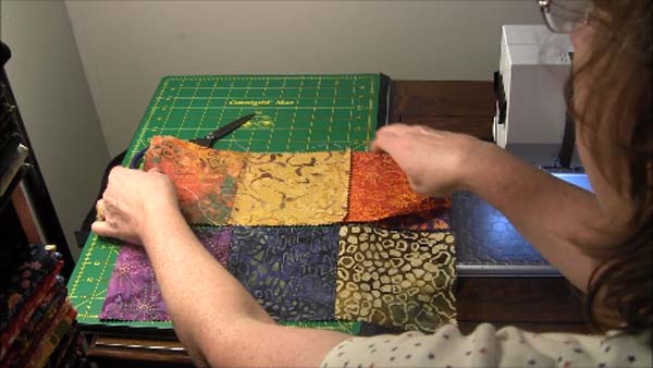Scrappy Quilt Backing Quick Tip Sew Rows Together