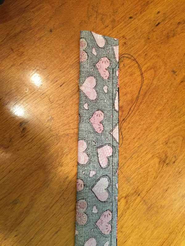 Hair Scrunchie Tutorial - Sewing Scrunchie Tube