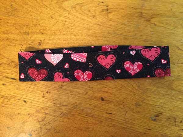 Hair Scrunchie Tutorial - Scrunchie Flat