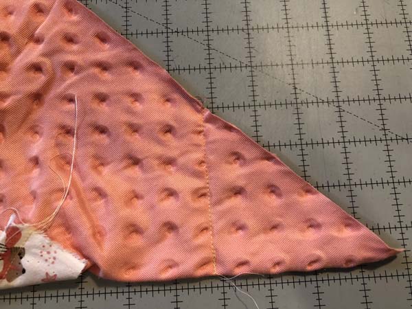 Self Bind Minky Blanket Mitered Corners Stitch On Line