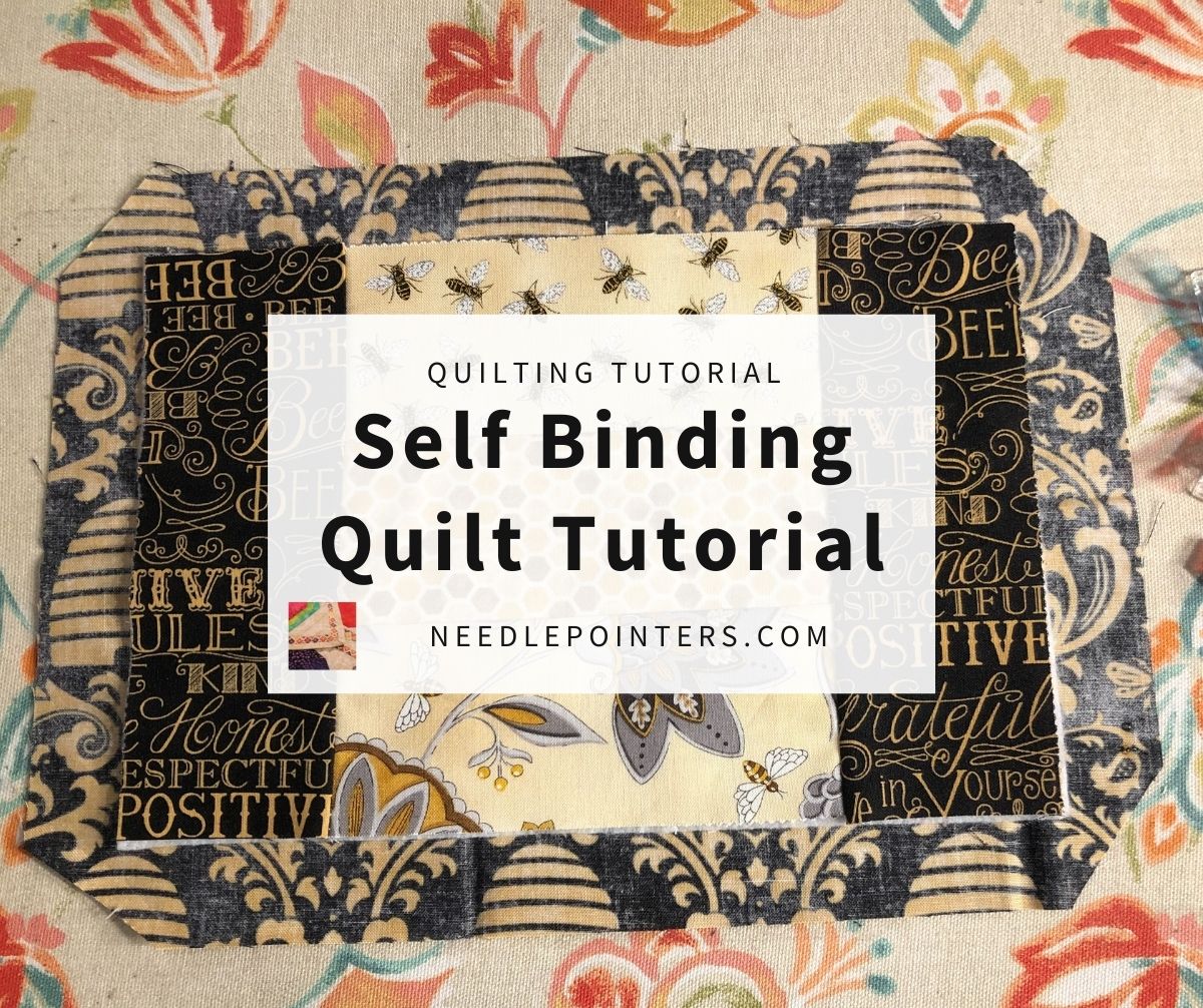 Self Binding a Quilt Tutorial (Fold Over Quilt Binding