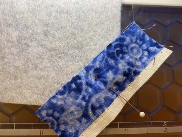 Selvage Mug Rug Pin First Selvage