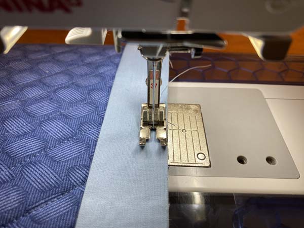 Selvage Mug Rug Sew On Binding