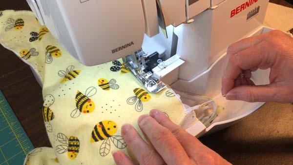 Serger Bib 13 Continue Back To Point