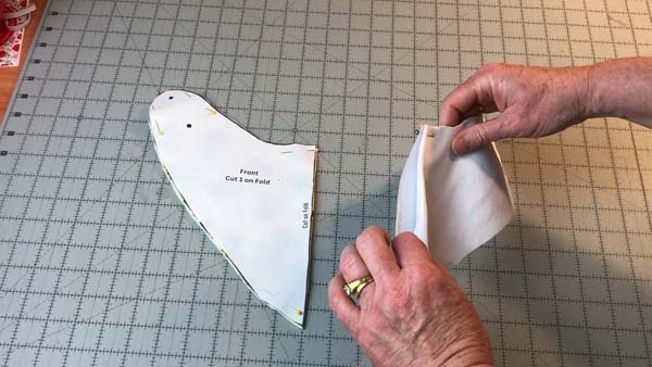 Serger Bib 5 Showing Fold