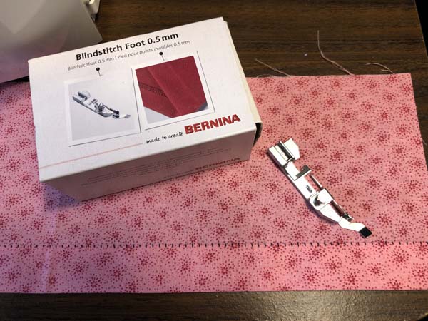 Serger Blind Hem Finished with Foot