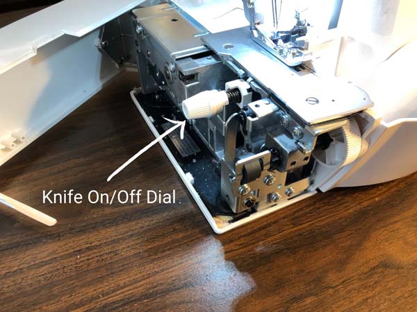 Serger Intro Knife On off