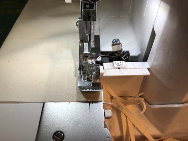 Serger Outside Corner No Seam allowance 3 At Corner