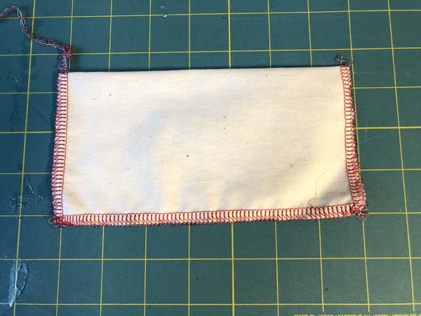 Serger Outside Corner With Seam Allowance 12 Finished